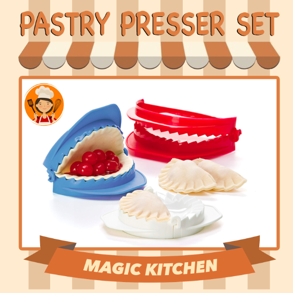 1-Press Pastry Mold (Set of 3)
