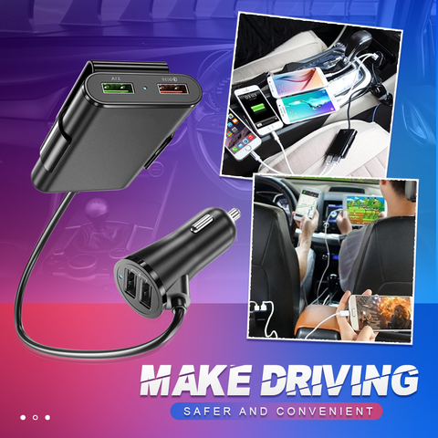 2+2 Extension Port Car Charger
