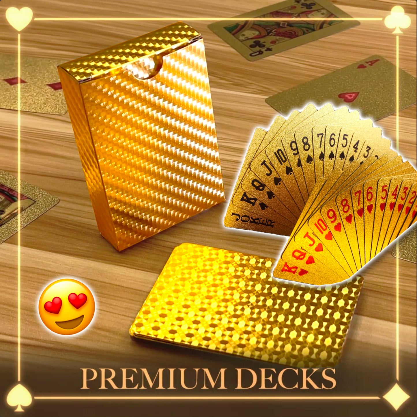 Magical Lux Playing Cards manacove Gold 1PC 