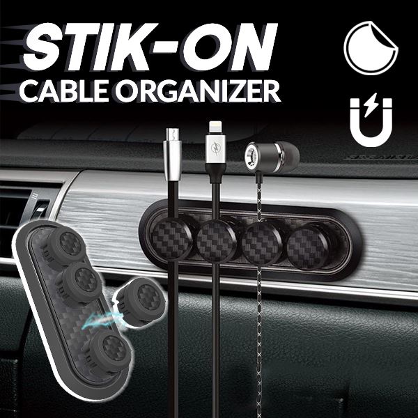 Magnetic Stick-On Cable Organizer