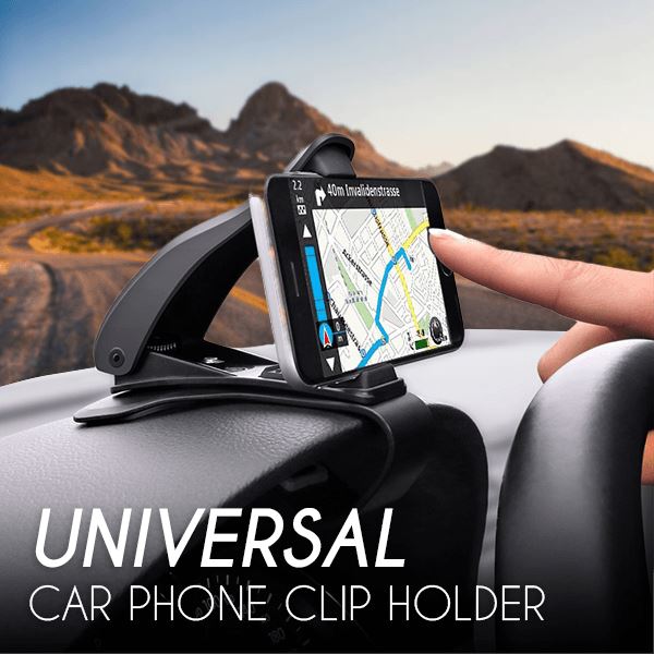Clip-On Car Phone Holder