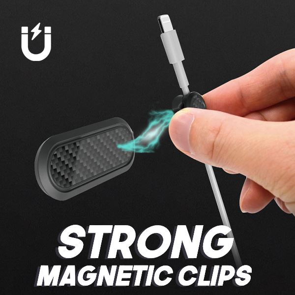 Magnetic Stick-On Cable Organizer